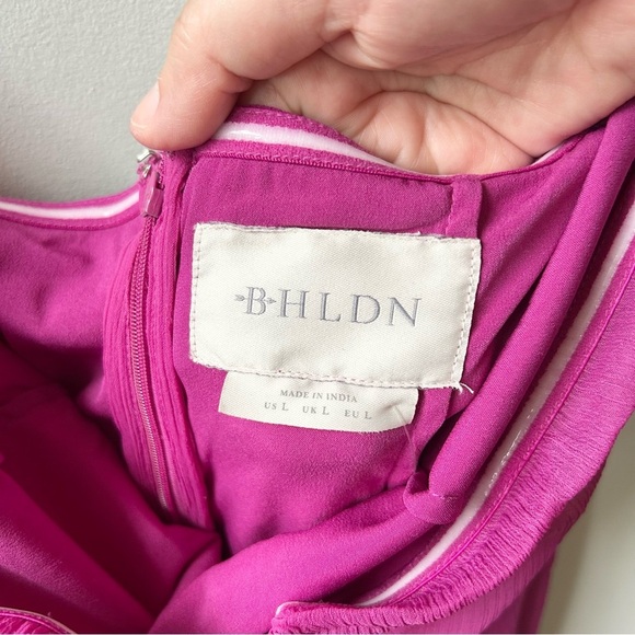 NWT BHLDN Sydney solid strapless chiffon gown - Picture 4 of 8